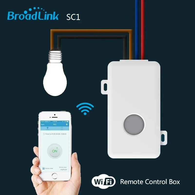 Broadlink SC1 Wifi Controller Smart Home Automation Modules IOS Android Phone APP Wireless Wifi Remote Controlled Switch100-250V
Broadlink SC1 Wifi Controller Smart Home Automation Modules IOS Android Phone APP Wireless Wifi Remote Controlled Switch100-250V