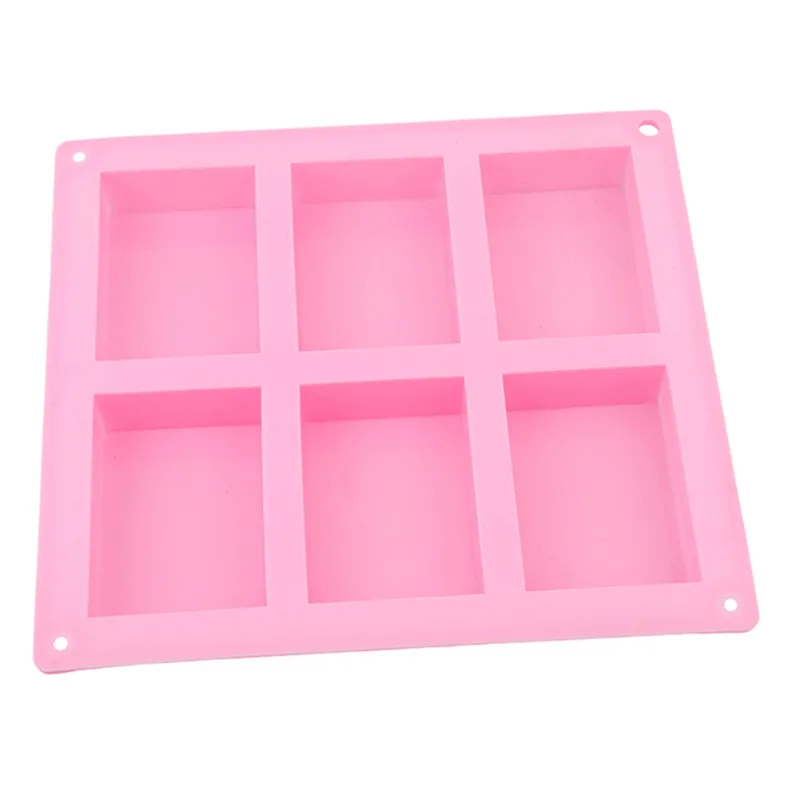 1PC 6 Rectangle Handmade Silicone Soap Mold Chocolate Cookies Mould Cake Decorating Fondant Molds Bakewear
1PC 6 Rectangle Handmade Silicone Soap Mold Chocolate Cookies Mould Cake Decorating Fondant Molds Bakewear