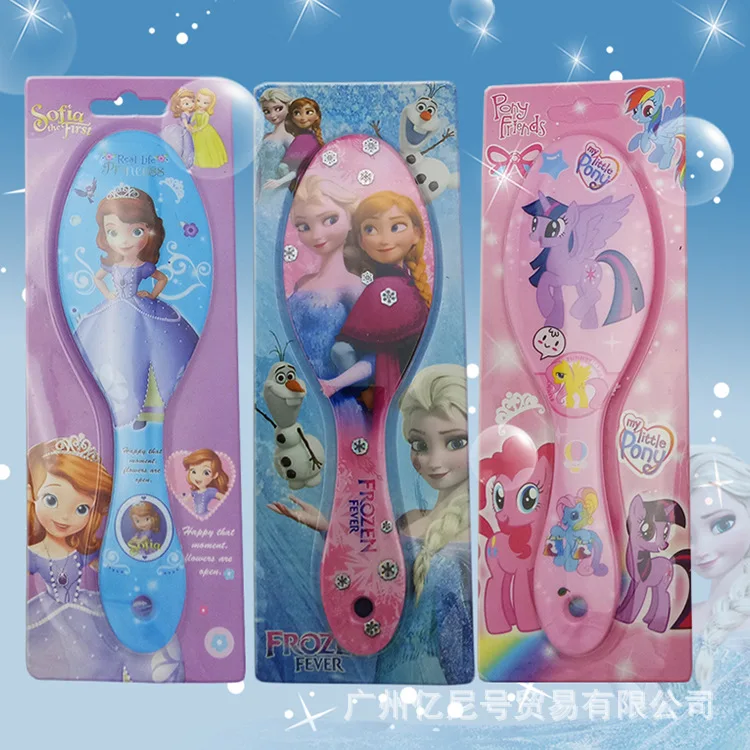 Disney Beauty fashion toys Curly Hair toys Brush Combs cartoon frozen princess children air cushion Anti-static toys Plasti
Disney Beauty fashion toys Curly Hair toys Brush Combs cartoon frozen princess children air cushion Anti-static toys Plasti