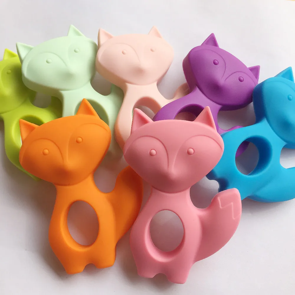 Silicone Fox Teether 2pcs Soft Baby Teething Penant Necklace Chew Toys Silicone Beads Baby High Quality Silicone Jewelry
Silicone Fox Teether 2pcs Soft Baby Teething Penant Necklace Chew Toys Silicone Beads Baby High Quality Silicone Jewelry