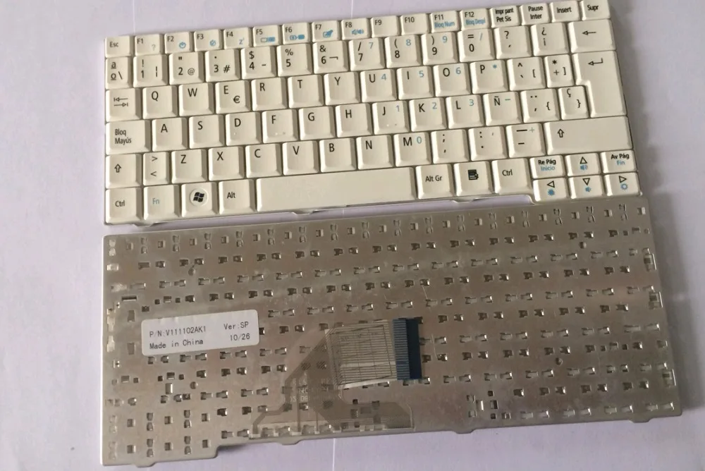 New Spanish white keyboard for ACER ZG5 D150 D250 A110 A150L AOA150 A150 ZA8 ZG8 sp keyboard
New Spanish white keyboard for ACER ZG5 D150 D250 A110 A150L AOA150 A150 ZA8 ZG8 sp keyboard
