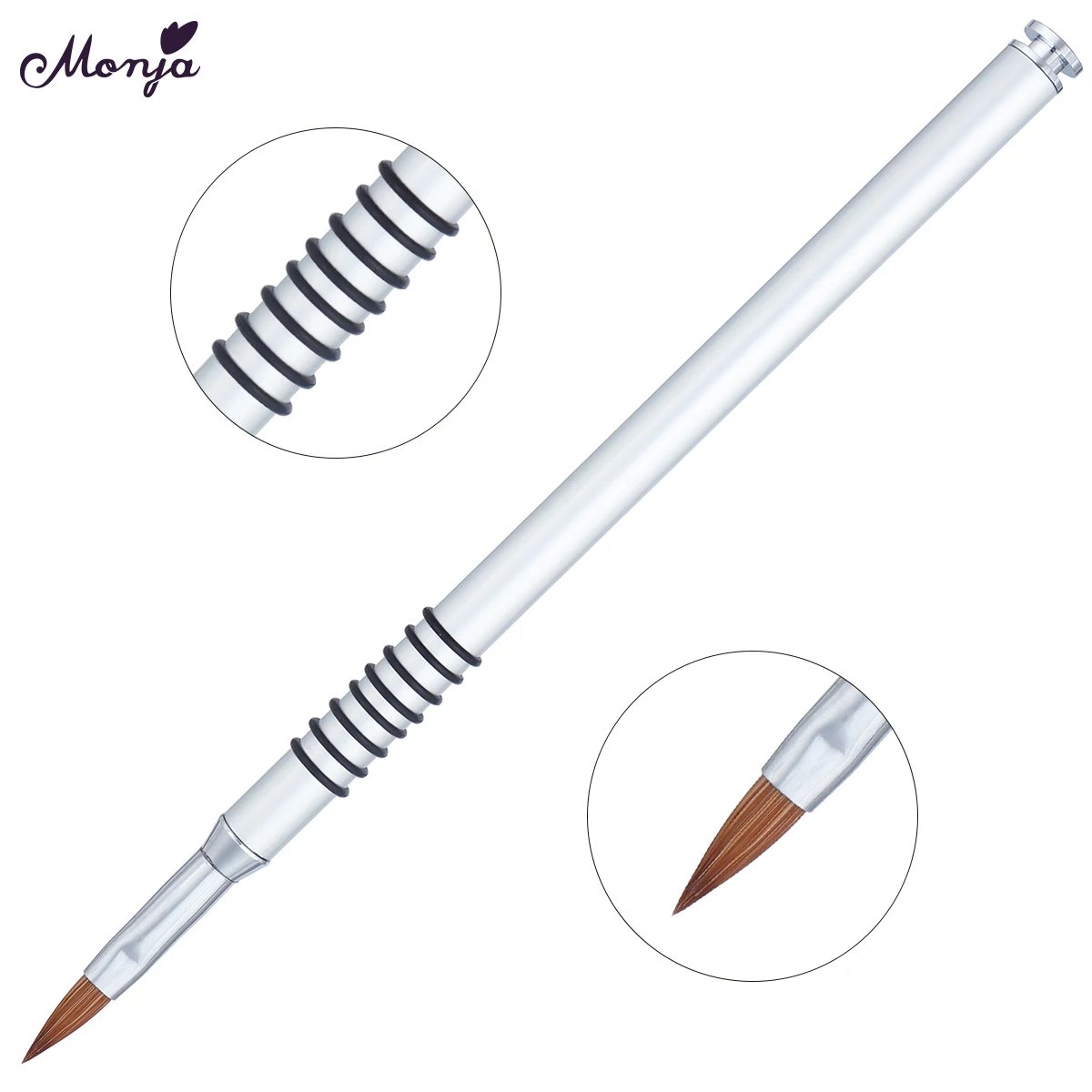 Monja No.4 Nail Art Acrylic Liquid Powder Carving Builder Pen Brush Kolinsky Flower Image Drawing Painting Manicure Tool
Monja No.4 Nail Art Acrylic Liquid Powder Carving Builder Pen Brush Kolinsky Flower Image Drawing Painting Manicure Tool