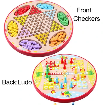 Kids Baby Wooden Chess Checkers Ludo Flight Chess Family Board Games Educational Table Games Educational Toys For Children Gifts
Kids Baby Wooden Chess Checkers Ludo Flight Chess Family Board Games Educational Table Games Educational Toys For Children Gifts