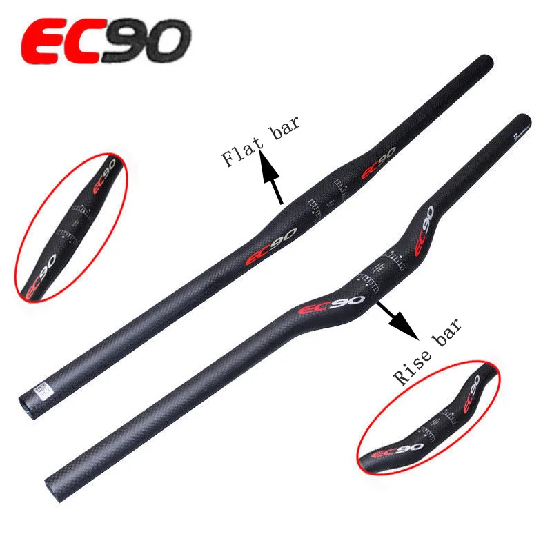 EC90 MTB Bike Handlebar 3K plain look Full Carbon fiber handlebar Riser Bar Flat Bar length 580/600/620/640/660/680/700/720mm
EC90 MTB Bike Handlebar 3K plain look Full Carbon fiber handlebar Riser Bar Flat Bar length 580/600/620/640/660/680/700/720mm