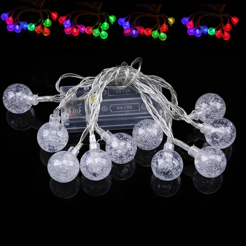 1.5M 10 LED Ball String Lights Battery Powered Fairy Glow Lamp Garland Decor for Christmas Wedding Party Home Garden Lawn Patio
1.5M 10 LED Ball String Lights Battery Powered Fairy Glow Lamp Garland Decor for Christmas Wedding Party Home Garden Lawn Patio