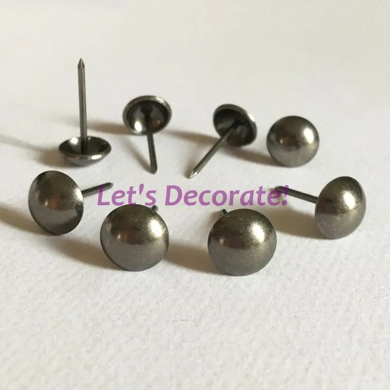 Copper Nail, 11.4mm*23mm100pcs Matte Gun Black Color Decorative Nails,Upholstery Tacks,Thumb Tacks, Hobnails,DIY Accessory
Copper Nail, 11.4mm*23mm100pcs Matte Gun Black Color Decorative Nails,Upholstery Tacks,Thumb Tacks, Hobnails,DIY Accessory