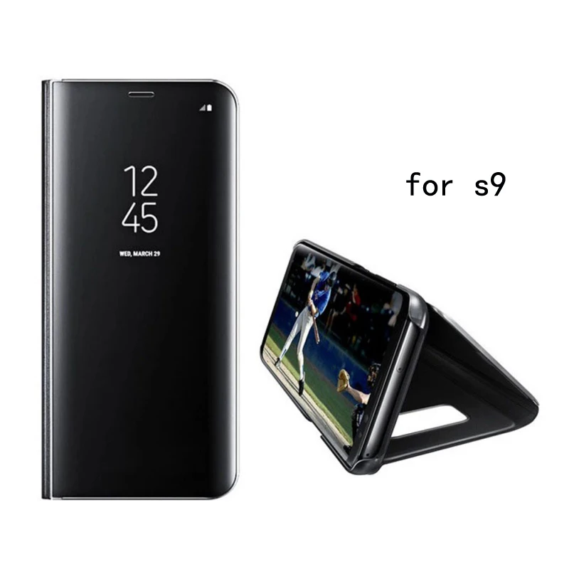 Protective Shell Case For Samsung Galaxy S9 Luxury Flip Stand Clear View Smart Mirror Phone Cover For Galaxy note8 S8 S7 Edge
Protective Shell Case For Samsung Galaxy S9 Luxury Flip Stand Clear View Smart Mirror Phone Cover For Galaxy note8 S8 S7 Edge