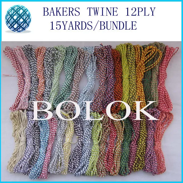 42 kinds color Baker twine for gift packing15yards/bundle (50pcs/lot) DIY Twine free shipping
42 kinds color Baker twine for gift packing15yards/bundle (50pcs/lot) DIY Twine free shipping
