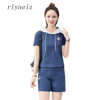 Rlyaeiz High Quality Korean Fashion Sporting Suit Women 2 Piece Set 2018 Summer Cotton Striped Loose Hoodies + Shorts Sweat Suit
Rlyaeiz High Quality Korean Fashion Sporting Suit Women 2 Piece Set 2018 Summer Cotton Striped Loose Hoodies + Shorts Sweat Suit