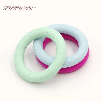 TYRY.HU Silicone Ring Baby Teether 5pc 70mm Bpa Free Silicone Solid Color Babies Nursing Teether Soothe Teething Silicone
TYRY.HU Silicone Ring Baby Teether 5pc 70mm Bpa Free Silicone Solid Color Babies Nursing Teether Soothe Teething Silicone