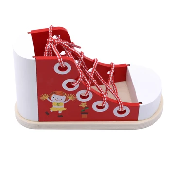 2019 3D Multifunction Wooden Shoes Baby Toys Lace Up Shoes Baby Preschool Early Learning Wooden Toys Stringing Game Gift
2019 3D Multifunction Wooden Shoes Baby Toys Lace Up Shoes Baby Preschool Early Learning Wooden Toys Stringing Game Gift