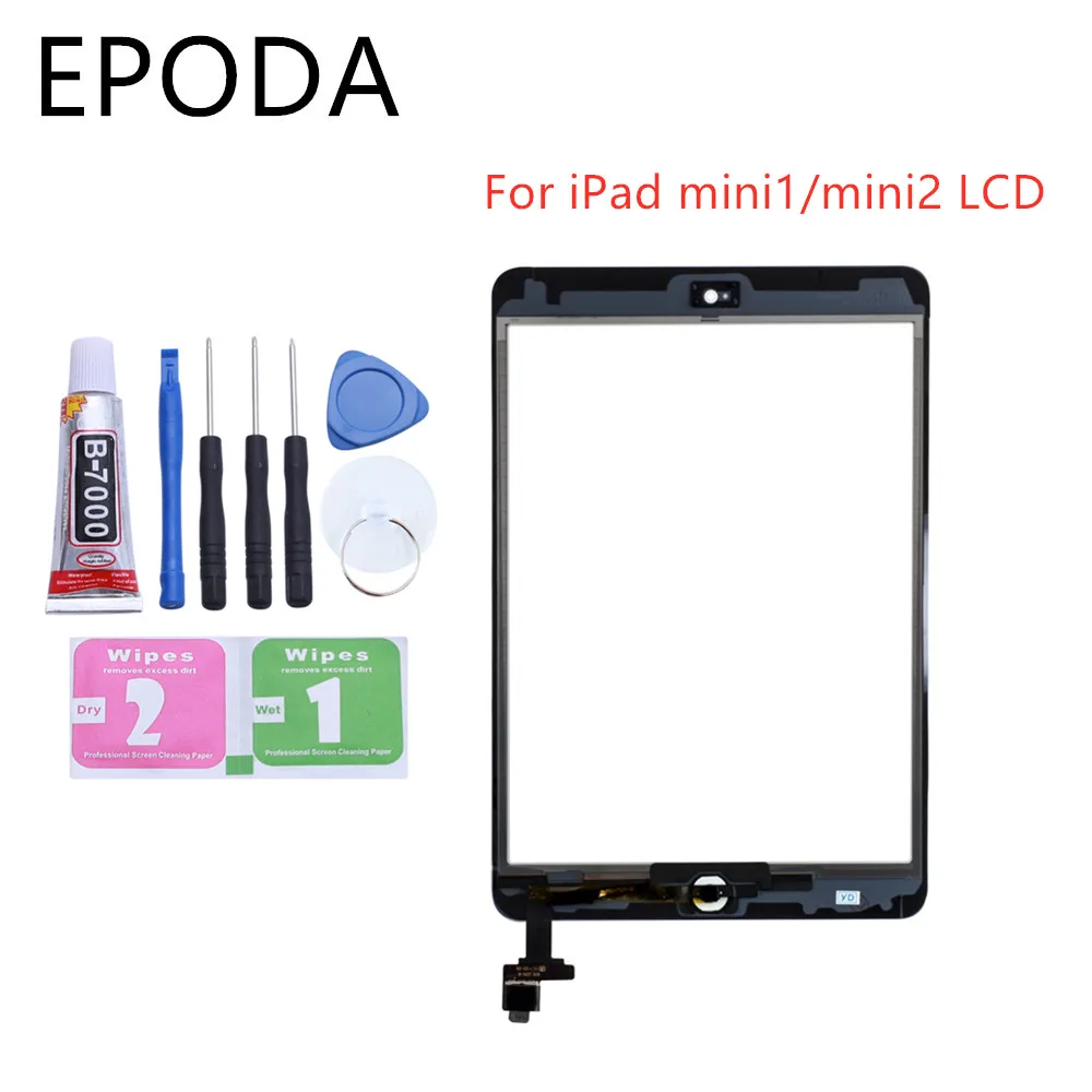 1Pcs For iPad Mini 1 Mini 2 A1432 A1454 A1455 A1489 A1490 A149 Touch Screen Digitizer Sensor+IC Chip Connector Flex+Key Button
1Pcs For iPad Mini 1 Mini 2 A1432 A1454 A1455 A1489 A1490 A149 Touch Screen Digitizer Sensor+IC Chip Connector Flex+Key Button