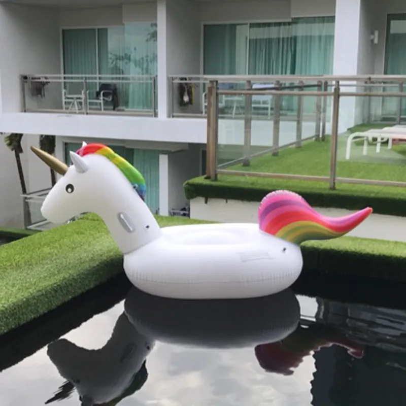 Pony Swim Ring Sedile Barca Piscina Per Bambini Da Spiaggia Nuoto Spiaggia Divertimento Horse Ride!