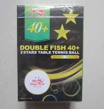 Original Double fish new material 40+ have seam table tennis ball 2stars professional training and common competition wholesales
Original Double fish new material 40+ have seam table tennis ball 2stars professional training and common competition wholesales