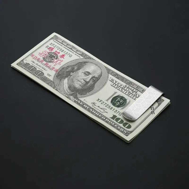 Brand Design Card ID Case Money Paper Clip Metal Stainless Case Men Stripe Print Clamp Clips Card Holder Hot Office Supplies
Brand Design Card ID Case Money Paper Clip Metal Stainless Case Men Stripe Print Clamp Clips Card Holder Hot Office Supplies