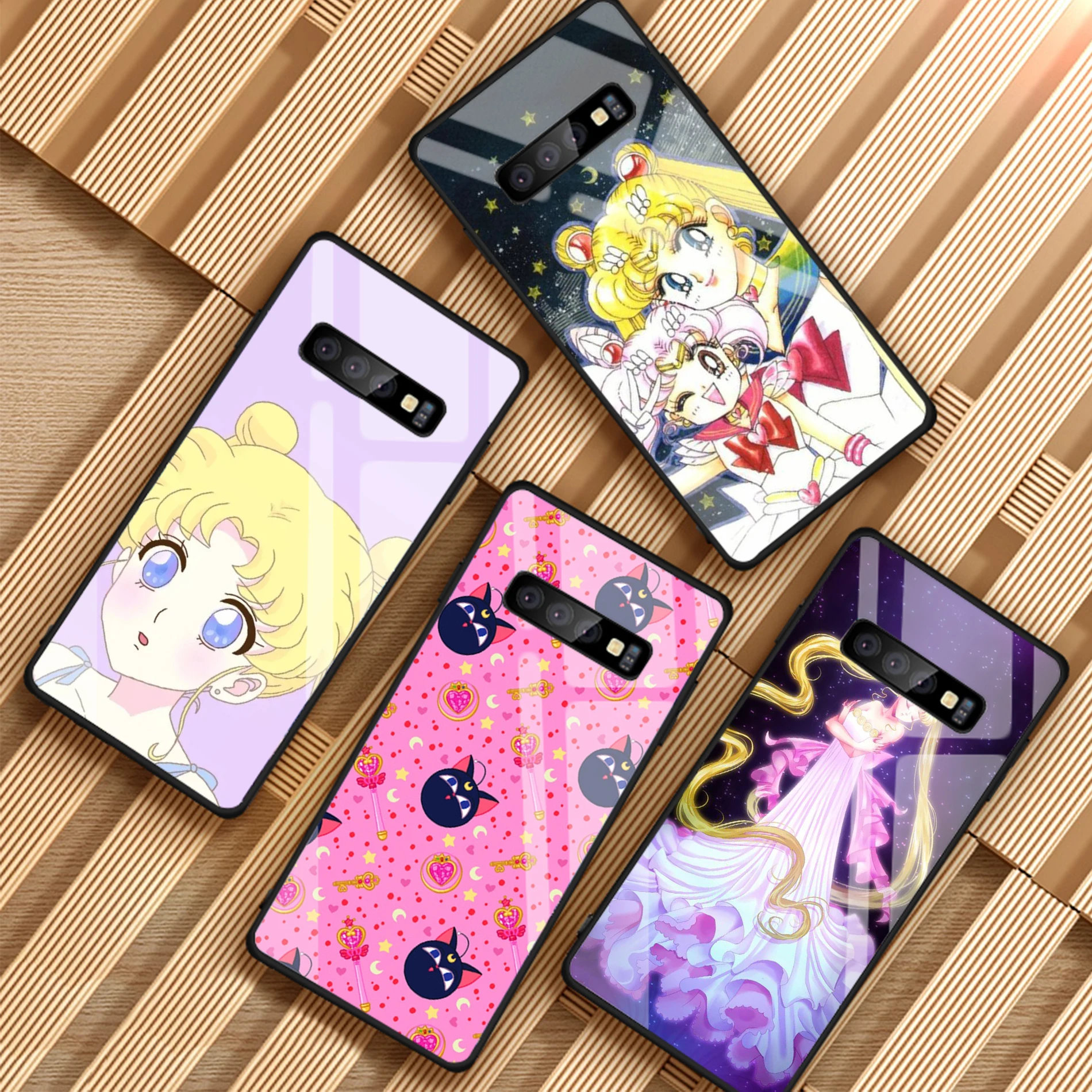 Tempered Glass Phone Case For Samsung Galaxy A6 A6S A8 A8S J6 J8 2018 S8 S9 S10 PLUS NOTE 8 9 Cute girl Sailor Moon Anime
Tempered Glass Phone Case For Samsung Galaxy A6 A6S A8 A8S J6 J8 2018 S8 S9 S10 PLUS NOTE 8 9 Cute girl Sailor Moon Anime