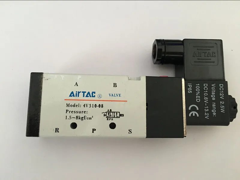 solenoid valve air 4V310-08 Port 1/4" BSP 5/2 way control valve with Plug type red LED light DC12V,DC24V or AC110V AC220V
solenoid valve air 4V310-08 Port 1/4" BSP 5/2 way control valve with Plug type red LED light DC12V,DC24V or AC110V AC220V