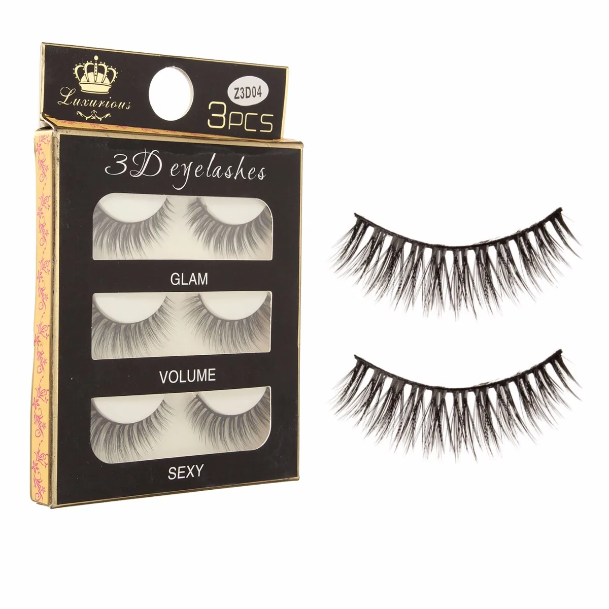 3 Pairs /set 3D Thick False Eye Lashes Extension Handmade Makeup Super Natural Long Fake Eyelashes
3 Pairs /set 3D Thick False Eye Lashes Extension Handmade Makeup Super Natural Long Fake Eyelashes