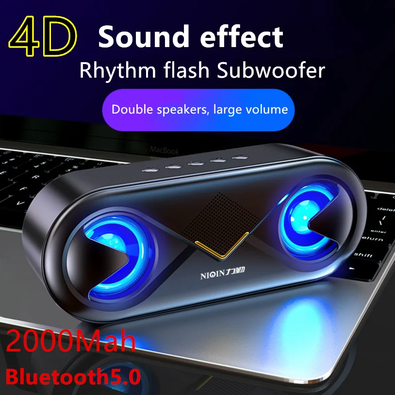 New S6 wireless bluetooth speaker overweight subwoofer Portable home small stereo colorful lights speaker support TF card/usb
New S6 wireless bluetooth speaker overweight subwoofer Portable home small stereo colorful lights speaker support TF card/usb