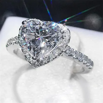 Heart shape Female ring 925 Sterling silver AAAAA Zircon cz Engagement Wedding Band Rings for women Bridal Fine Party Jewelry
Heart shape Female ring 925 Sterling silver AAAAA Zircon cz Engagement Wedding Band Rings for women Bridal Fine Party Jewelry