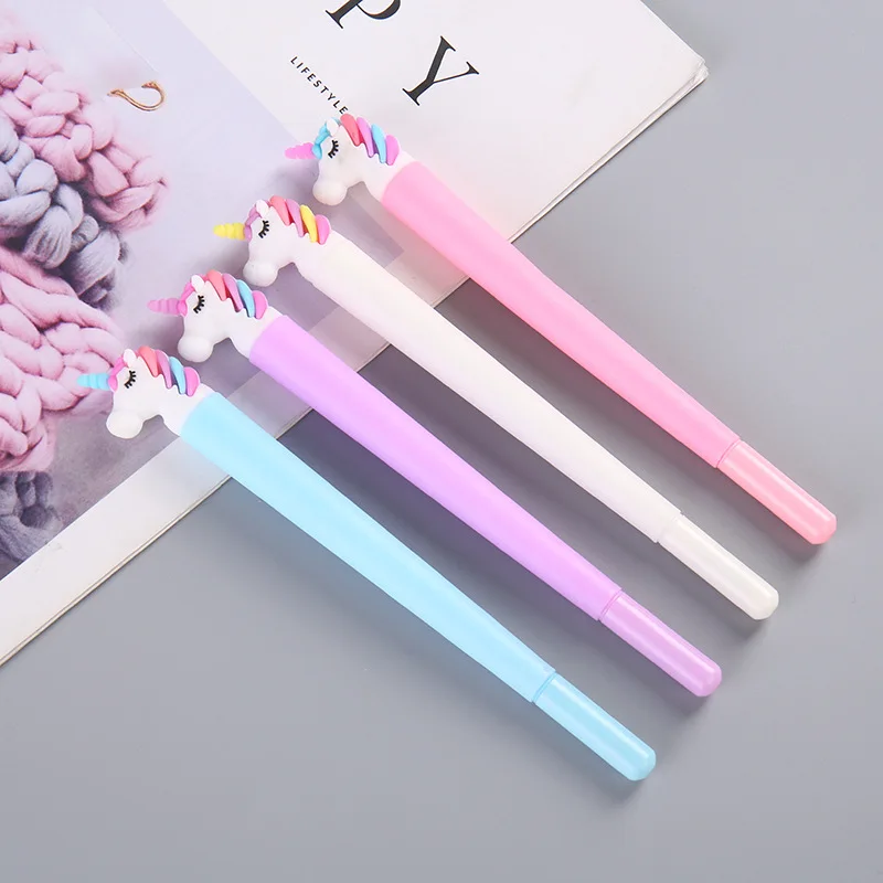 100 PCs silly sweet candied unicorn soft gum neutral pen cute pink soft stick black student writing office stationery
100 PCs silly sweet candied unicorn soft gum neutral pen cute pink soft stick black student writing office stationery