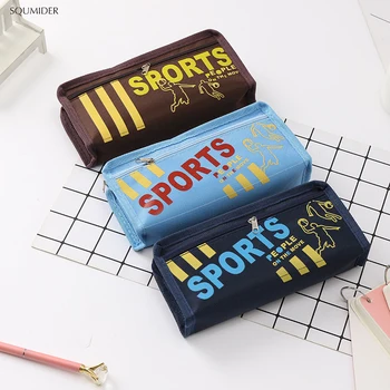 Creative Sports Basketball Pencil Case Zipper Bag Simple Pen Bag Double Layers for Boys School Stationery Supplies
Creative Sports Basketball Pencil Case Zipper Bag Simple Pen Bag Double Layers for Boys School Stationery Supplies