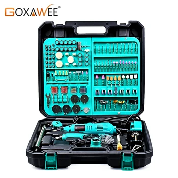 GOXAWEE Electric Drill Dremel Engraving Pen Rotary Tool Variable Speed Mini Drill Grinding Machine With Power Tools Accessories
GOXAWEE Electric Drill Dremel Engraving Pen Rotary Tool Variable Speed Mini Drill Grinding Machine With Power Tools Accessories
