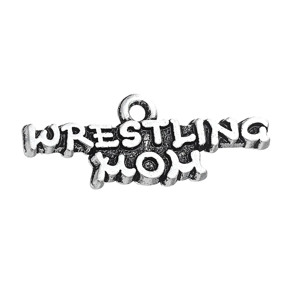 10pcs Charms Wrestling Mom 29.2x11.2mm Antique Silver Pendant Wrestling Mom Charms For Jewelry Making Jewelry Findings
10pcs Charms Wrestling Mom 29.2x11.2mm Antique Silver Pendant Wrestling Mom Charms For Jewelry Making Jewelry Findings
