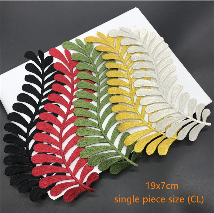 New arrival 10 pairs 19x7cm leave Embroidered fashion patches iron on Jeans coat tshirt bag shoe hat Motif emblem accessory diy
New arrival 10 pairs 19x7cm leave Embroidered fashion patches iron on Jeans coat tshirt bag shoe hat Motif emblem accessory diy