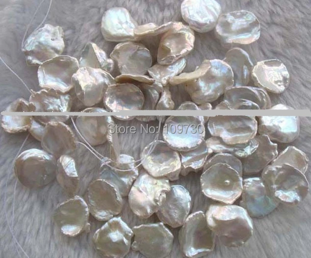 Jewelry 0074 freshwater pearl white reborn keshi 18-20mm AA grade 15" loose beads
Jewelry 0074 freshwater pearl white reborn keshi 18-20mm AA grade 15" loose beads