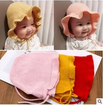 2017 new baby hat cotton lace wool cap princess 0-12 months knitted hat pure color baby hat spring and autumn free shipping
2017 new baby hat cotton lace wool cap princess 0-12 months knitted hat pure color baby hat spring and autumn free shipping