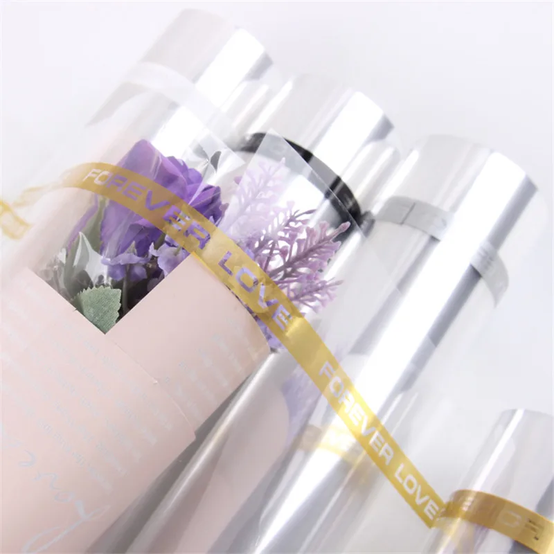 20m Transparent Flower Wrapping Film English Letters Cellophane Paper Florist Supplies
20m Transparent Flower Wrapping Film English Letters Cellophane Paper Florist Supplies