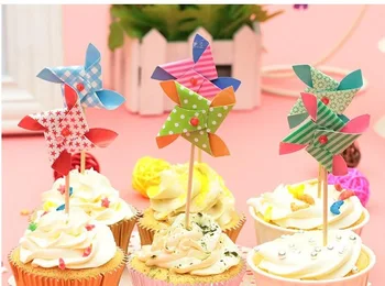 3D Windmill cupcake toppers party girls baby bridal shower birthday forest wedding cake topper decor 
3D Windmill cupcake toppers party girls baby bridal shower birthday forest wedding cake topper decor