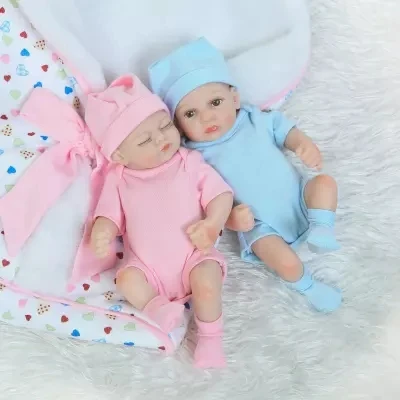 New 25cm mini silicone reborn baby dolls toy twins newborn babies dolls Bonecas Bebes Reborn for child baby kid girl brinque
New 25cm mini silicone reborn baby dolls toy twins newborn babies dolls Bonecas Bebes Reborn for child baby kid girl brinque