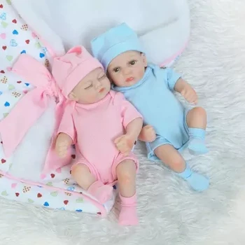 New 25cm mini silicone reborn baby dolls toy twins newborn babies dolls Bonecas Bebes Reborn for child baby kid girl brinque
New 25cm mini silicone reborn baby dolls toy twins newborn babies dolls Bonecas Bebes Reborn for child baby kid girl brinque