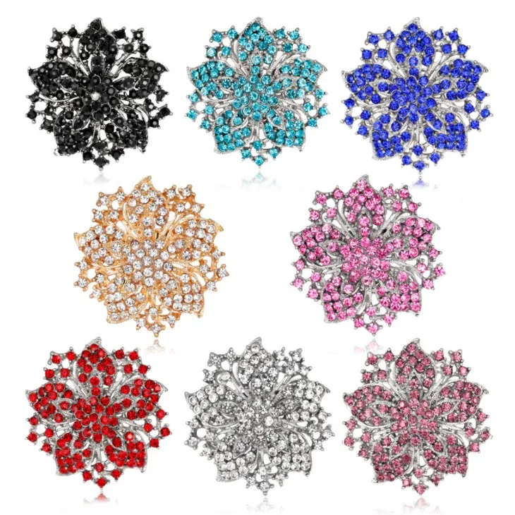 European jewelry Luxury crystal corsage Bauhinia wreath garland brooch Crystal from Swarovski 8 colors fashion jewelry For Women
European jewelry Luxury crystal corsage Bauhinia wreath garland brooch Crystal from Swarovski 8 colors fashion jewelry For Women