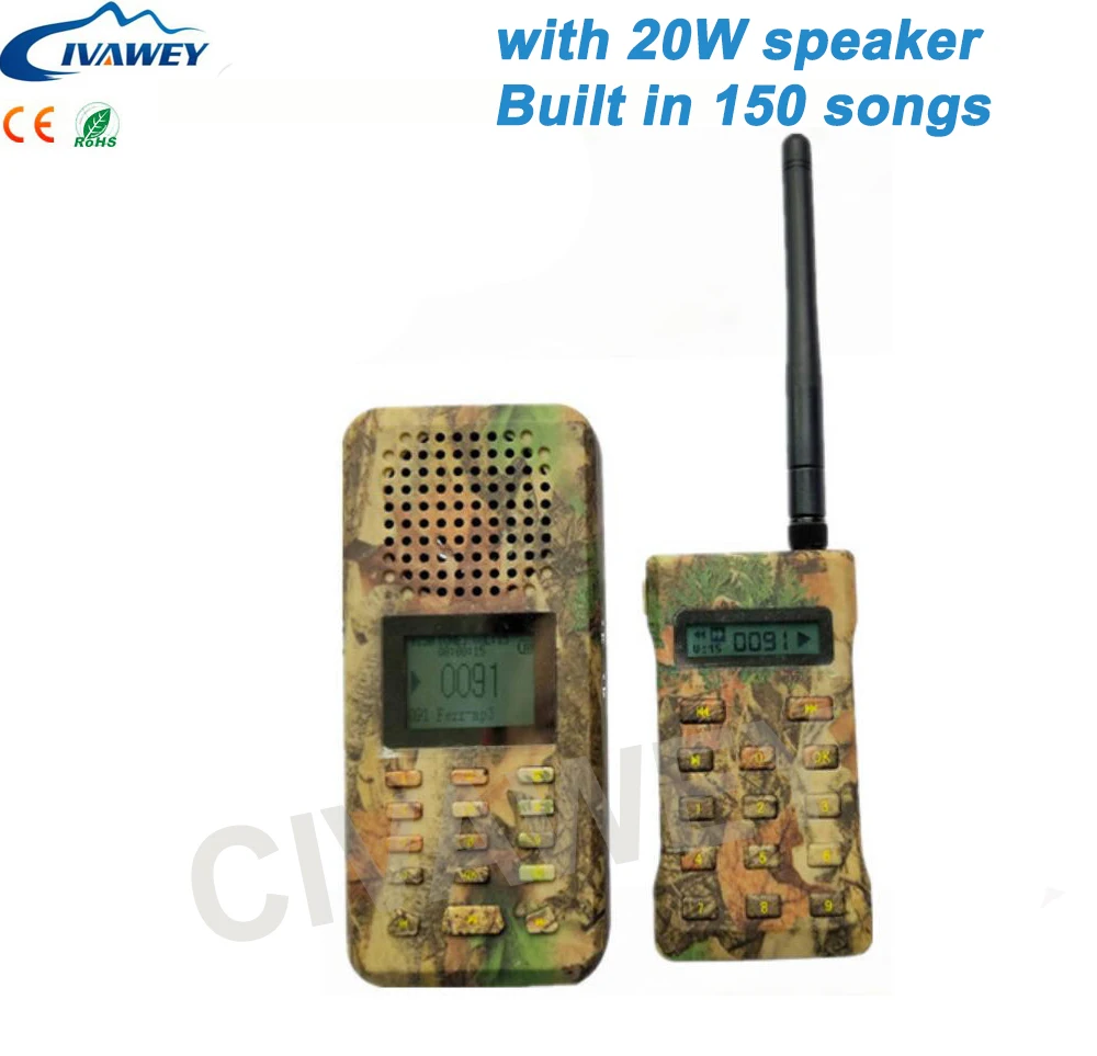 With remote controller 20W Mallard Duck Call Snow Goose call 150 Birds sound hunting MP3 Player bird caller timer on/off
With remote controller 20W Mallard Duck Call Snow Goose call 150 Birds sound hunting MP3 Player bird caller timer on/off