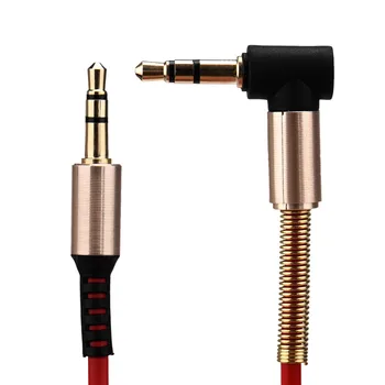 #H25 3.5mm male to 3.5mm male Audio Cable Elbow Male to Male Stereo Headphone Car Aux Audio Extension Cable for Smartphone
#H25 3.5mm male to 3.5mm male Audio Cable Elbow Male to Male Stereo Headphone Car Aux Audio Extension Cable for Smartphone