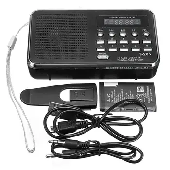 4 Colors T205 Portable LCD Display Digital FM Radio MP3 Player Mini Music Speaker Support TF/SD Card USB AUX Audio Input new UM
4 Colors T205 Portable LCD Display Digital FM Radio MP3 Player Mini Music Speaker Support TF/SD Card USB AUX Audio Input new UM