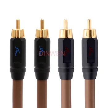 MPS 5N 99.9997% OFC 2 RCA To 2 RCA Cable 24K Gold Plated Plug Hifi Audio Home Theater TV CD DVD Projector Subwoofer Speaker Wire
MPS 5N 99.9997% OFC 2 RCA To 2 RCA Cable 24K Gold Plated Plug Hifi Audio Home Theater TV CD DVD Projector Subwoofer Speaker Wire
