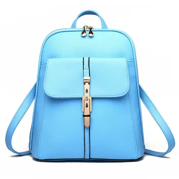 Elegant PU Pratical Schoolbag Casual Traveling Bag Buckle Zipper Women Backpacks Sky Blue
Elegant PU Pratical Schoolbag Casual Traveling Bag Buckle Zipper Women Backpacks Sky Blue