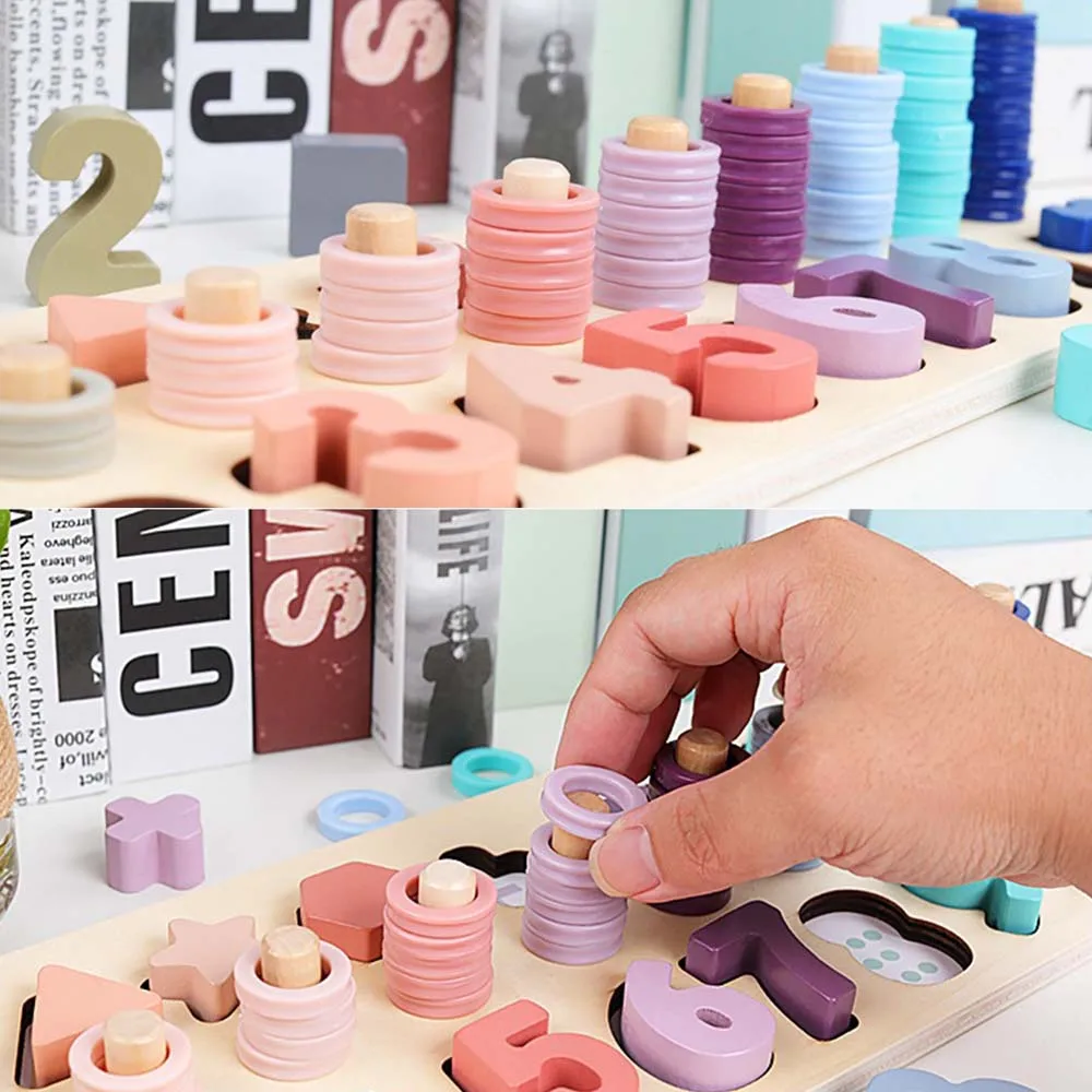 Geometric Wooden Toys Montessori Materials Learning To Count Numbers Matching Digital Shape Match Early Teaching Math Toys
Geometric Wooden Toys Montessori Materials Learning To Count Numbers Matching Digital Shape Match Early Teaching Math Toys