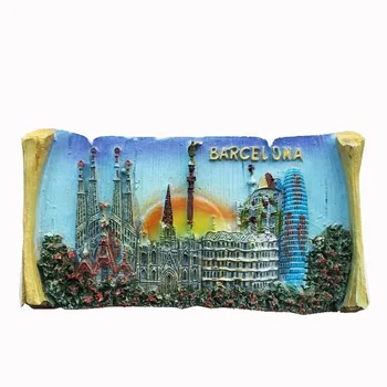 BABELEMI Colorful Creative Refrigerator Stickers Barcelona Spain City Tourist Souvenirs 3D Resin Magnetic Refrigerator Sticker
BABELEMI Colorful Creative Refrigerator Stickers Barcelona Spain City Tourist Souvenirs 3D Resin Magnetic Refrigerator Sticker