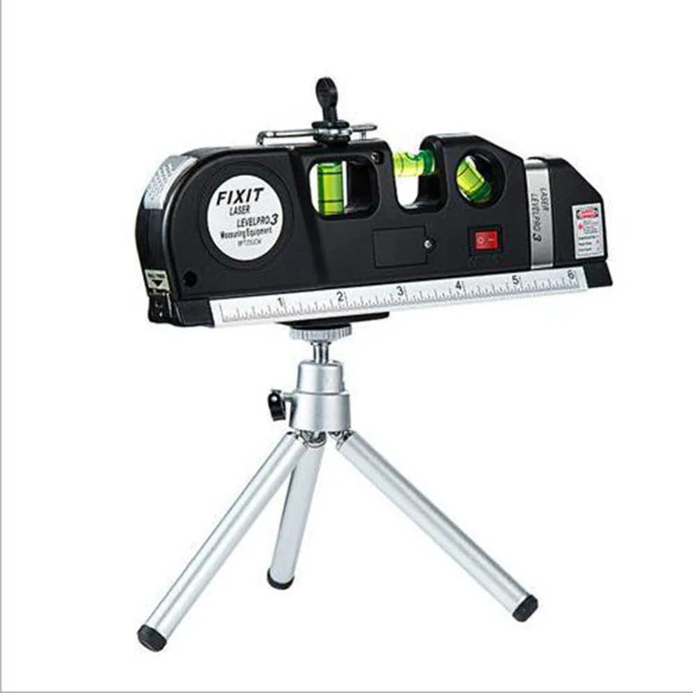 Vertical Measure Laser Level Line Tape Adjusted Multifunction Standard Ruler Horizontal Lasers Cross Lines Instrument + Tripod
Vertical Measure Laser Level Line Tape Adjusted Multifunction Standard Ruler Horizontal Lasers Cross Lines Instrument + Tripod