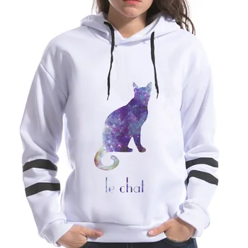 Spring Women Long Sleeve Hoodies Elk Cat Le Chat Print Hooded Harajuku Unicorn Le Majestic Printting Female Sweatshirts
Spring Women Long Sleeve Hoodies Elk Cat Le Chat Print Hooded Harajuku Unicorn Le Majestic Printting Female Sweatshirts