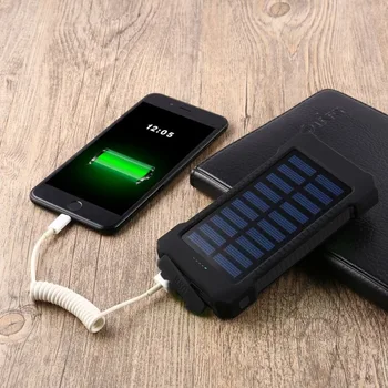 30000 mah Portable Solar Power Bank 30000mah Waterproof External Battery Backup Powerbank Phone Battery Charger LED Pover Bank
30000 mah Portable Solar Power Bank 30000mah Waterproof External Battery Backup Powerbank Phone Battery Charger LED Pover Bank