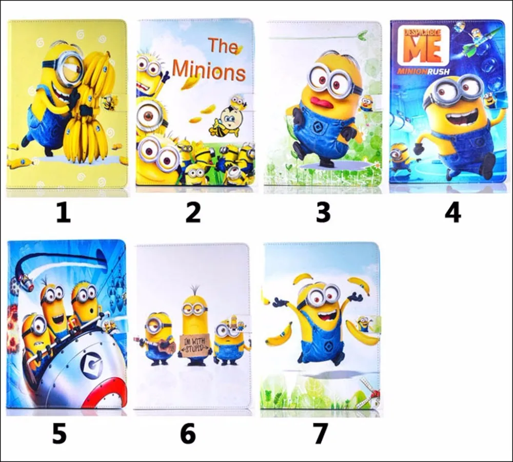 Fashion Cartoon Minion Character Stand Case smart Cover For Apple ipad for ipad 5 6 air air 2 ipad 9.7 2017 2018 case coque capa
Fashion Cartoon Minion Character Stand Case smart Cover For Apple ipad for ipad 5 6 air air 2 ipad 9.7 2017 2018 case coque capa