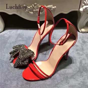 2019 Big Butterfly Knots Sandals Women Bling Bling Rhinestone Flower High Heel Shoes Women Fashion Party Shoes
2019 Big Butterfly Knots Sandals Women Bling Bling Rhinestone Flower High Heel Shoes Women Fashion Party Shoes