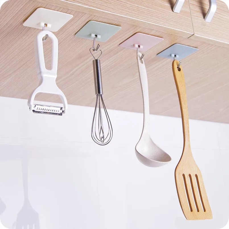 1pc Square Kitchen Hook Multi-function Plastic Self-adhesive Strong Bathroom Towel Door Hook Bathroom Accessories New
1pc Square Kitchen Hook Multi-function Plastic Self-adhesive Strong Bathroom Towel Door Hook Bathroom Accessories New