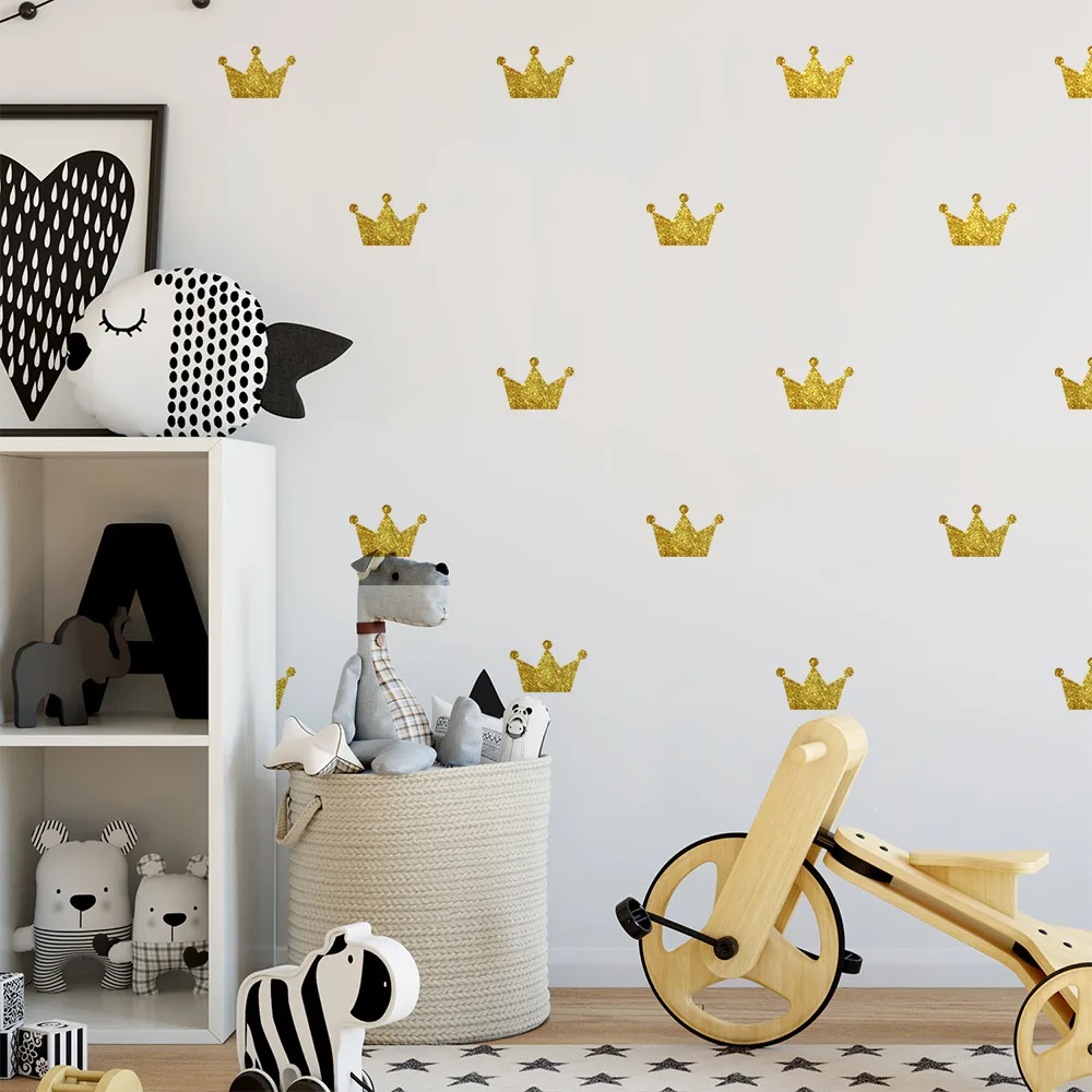 15PCS Gold Little Crown Wall Stickers Baby Child Nursery Stickers Removable Art Mural Wall Decals DIY Modern Room Decor
15PCS Gold Little Crown Wall Stickers Baby Child Nursery Stickers Removable Art Mural Wall Decals DIY Modern Room Decor